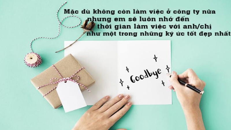 Tầm quan trọng của lời cảm ơn khi  nghỉ việc